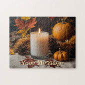 Puzzle Thème Automnal Personnalisable (Horizontal)