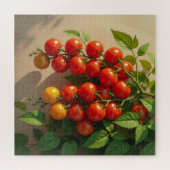 Puzzle Thème de jardinage de plants de tomates pour l'été (Horizontal)