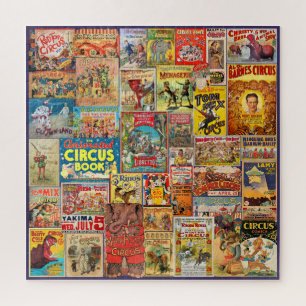 Puzzle THÈME DES ILLUSTRATIONS DE CIRQUE vintage