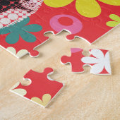 Puzzle Thème Hippy Flower 60s (Côté)