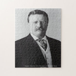 Puzzle Theodore Roosevelt 26e président des États-Unis.