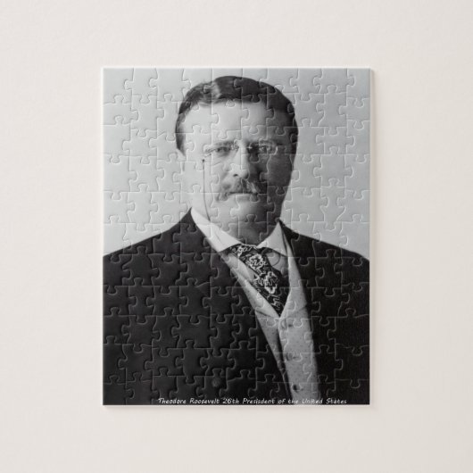 Puzzle Theodore Roosevelt 26ème Président de l'Amérique. (Vertical)