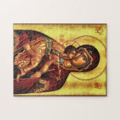 Puzzle Theotokos et l'icône orthodoxe du Christ Enfant (Horizontal)