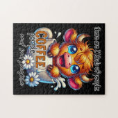 Puzzle There Are 2 Kinds of People Coffee People and Sad (Horizontal)