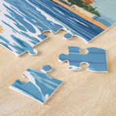 Puzzle Thessalonique Grèce Travel Art Vintage (Côté)