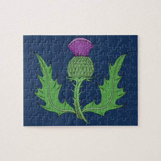Puzzle Thistle (Horizontal)