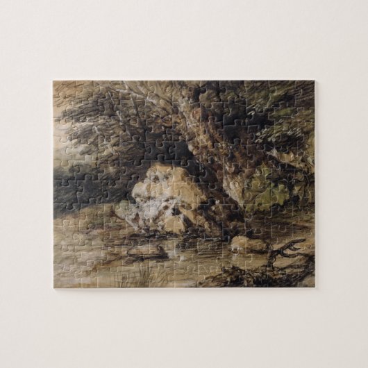 Puzzle Thomas Gainsborough | un paysage accidenté avec (Horizontal)