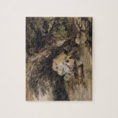 Puzzle Thomas Gainsborough | un paysage accidenté avec (Vertical)