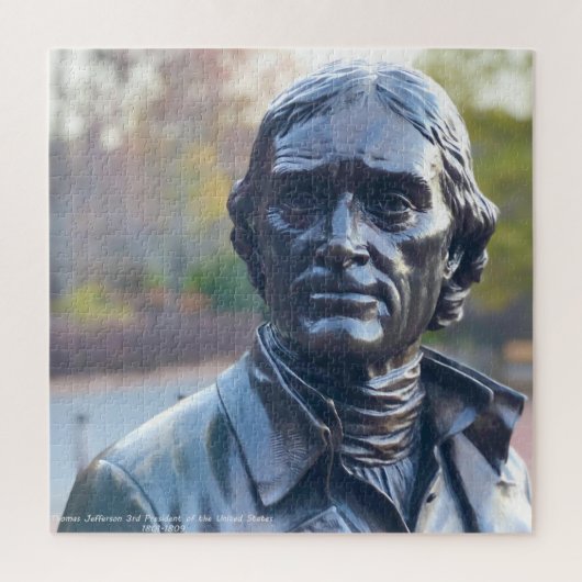 Puzzle Thomas Jefferson 3e président des États-Unis. (Vertical)