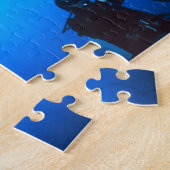 Puzzle Thon de thonine géant attrapé dans un filet (Côté)