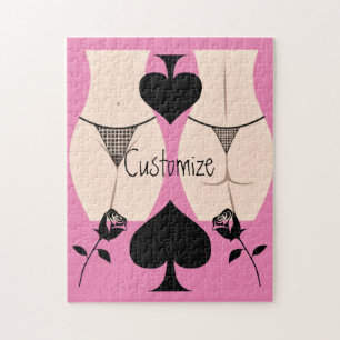 Puzzle Thong Panty Spade Thunder_Cove