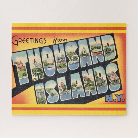 Puzzle Thousand Islands NY 16x20 (Horizontal)