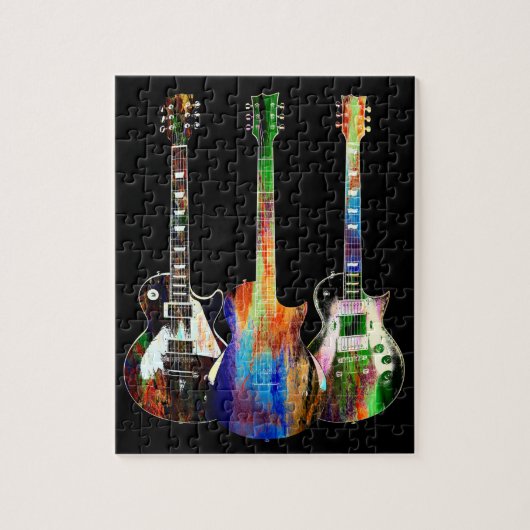 Puzzle Three Guitars (Vertical)