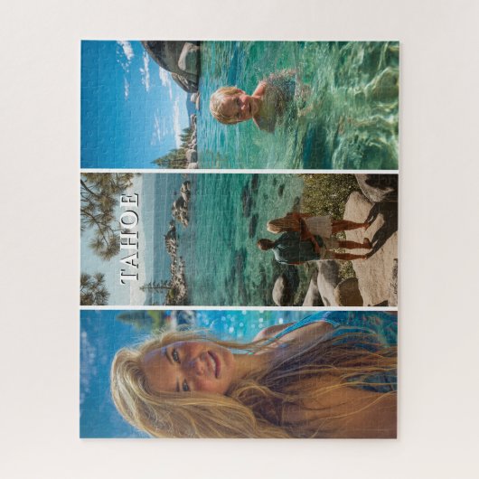 Puzzle Three Vertical Strip Boho Photo 16x20 (Vertical)