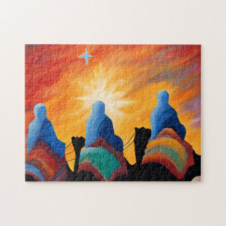 Puzzle Three Wise Men Abstract Holy Night Christmas 