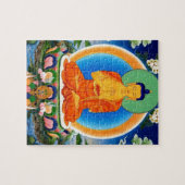Puzzle Tibétain Thangka Prabhutaratna Bouddha (Horizontal)