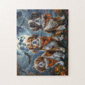 Puzzle Tibetan Spaniel Halloween Épouvantable  (Vertical)