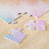 Puzzle Tie-Dye Rose Pastel Féminin Chic (Côté)