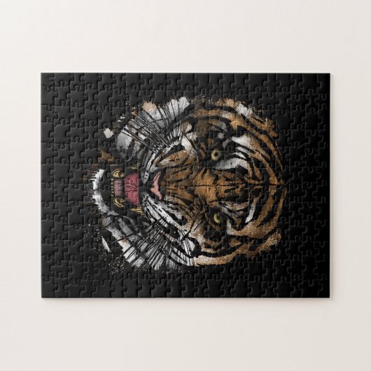 Puzzle Tiger (Horizontal)