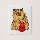 Puzzle Tiger Bowling Bowling boule (Vertical)