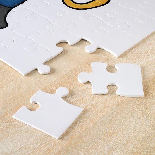 Puzzle Tiger Cook Chef hat Platter (Côté)