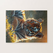 Puzzle Tiger Cub au lever du soleil (Horizontal)