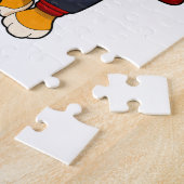Puzzle Tiger dans les arts martiaux Karate (Côté)