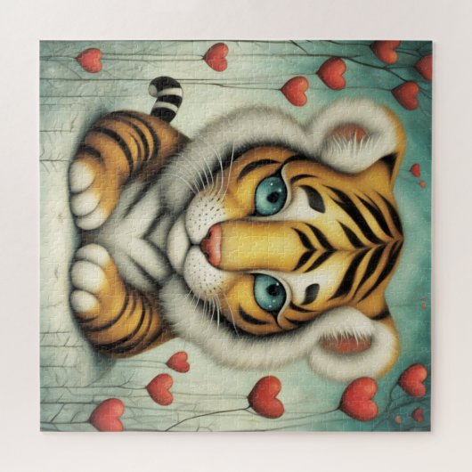 Puzzle Tiger Love 2 (Horizontal)