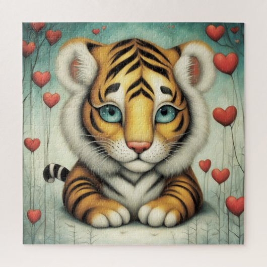 Puzzle Tiger Love 2 (Vertical)