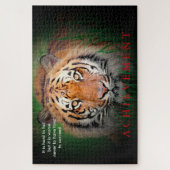 Puzzle Tiger Motivation Réussite (Vertical)
