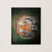 Puzzle Tiger Motivation Réussite (Vertical)