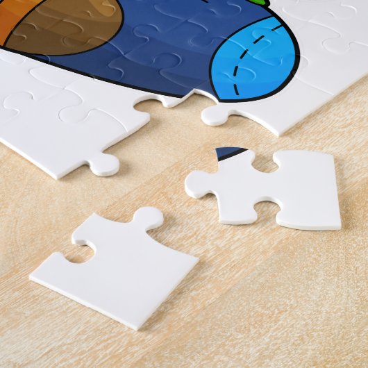 Puzzle Tiger Nerd avec Livre (Côté)