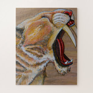 Puzzle Tigre à dents Saber