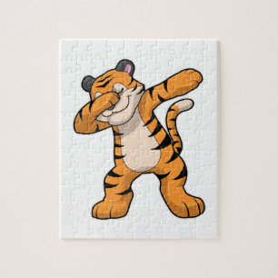 Puzzle Tigre à Hip hop Dance Dab