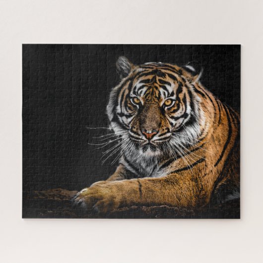 Puzzle Tigre animal sauvage de la Jungle (Horizontal)