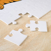 Puzzle Tigre avec brosse à dents (Côté)