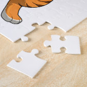 Puzzle Tigre avec Daisy Flower (Côté)