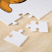 Puzzle Tigre avec viande (Côté)