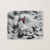 Puzzle Tigre blanc (Horizontal)