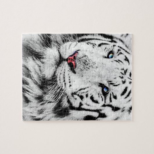 Puzzle Tigre blanc (Horizontal)