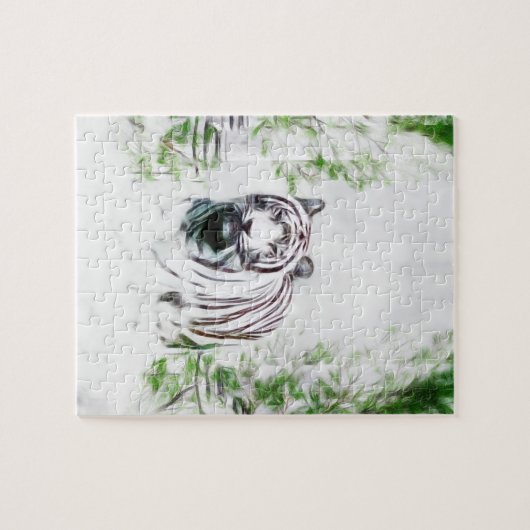 Puzzle Tigre blanc (Horizontal)