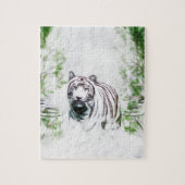Puzzle Tigre blanc (Vertical)