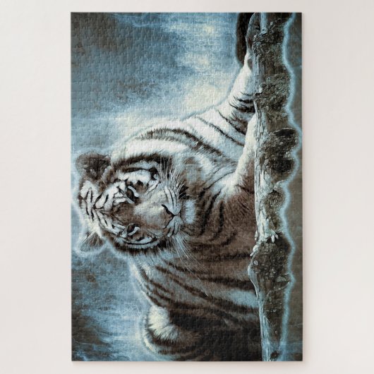 Puzzle Tigre blanc (Vertical)