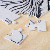 Puzzle Tigre Blanc Se Mélange En (Côté)