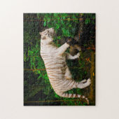Puzzle Tigre blanc Singapour. (Vertical)