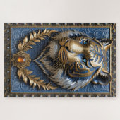 Puzzle Tigre bleu (Horizontal)