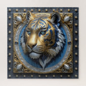 Puzzle Tigre bleu (Vertical)
