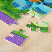 Puzzle tigre coloré (Côté)