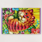 Puzzle tigre coloré (Horizontal)