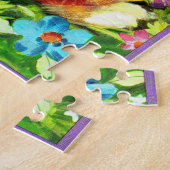 Puzzle tigre coloré (Côté)